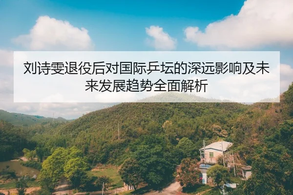 刘诗雯退役后对国际乒坛的深远影响及未来发展趋势全面解析（Sports）